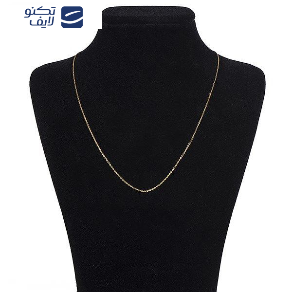 زنجیر  فلامینگو ساده dar15 طلا 18عیار زنانه 45 سانت زنجیر  فلامینگو ساده dar15 طلا 18عیار زنانه 45 سانت