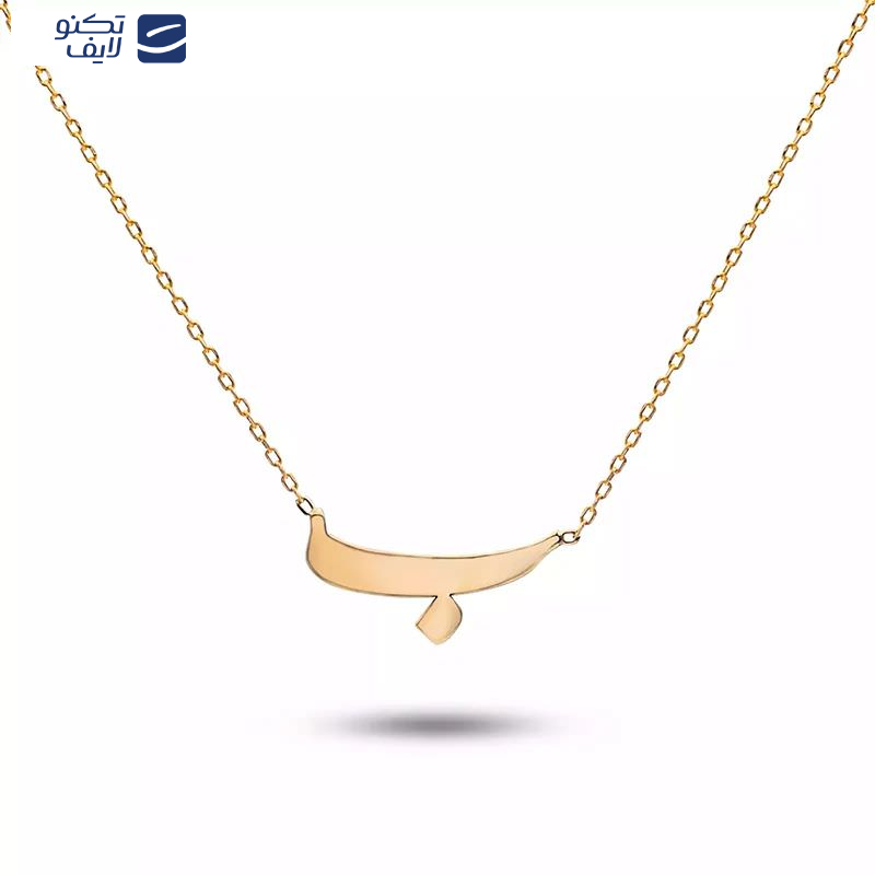 گردنبند طلا 18 عیار  طرح حرف ب گردنبند طلا 18 عیار  طرح حرف ب