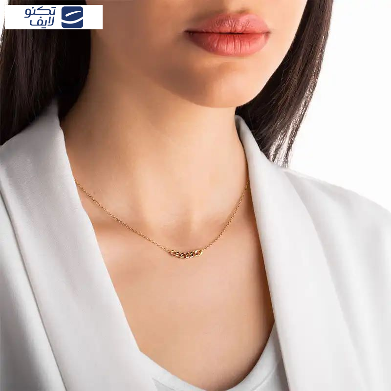 گردنبند طلا 18عیار  طرح کارتیر با فلامینگو تریتا گردنبند طلا 18عیار  طرح کارتیر با فلامینگو تریتا