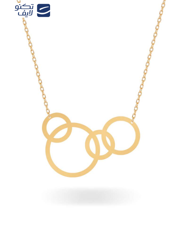 گردنبند طلا 18عیار طرح حباب گردنبند طلا 18عیار طرح حباب