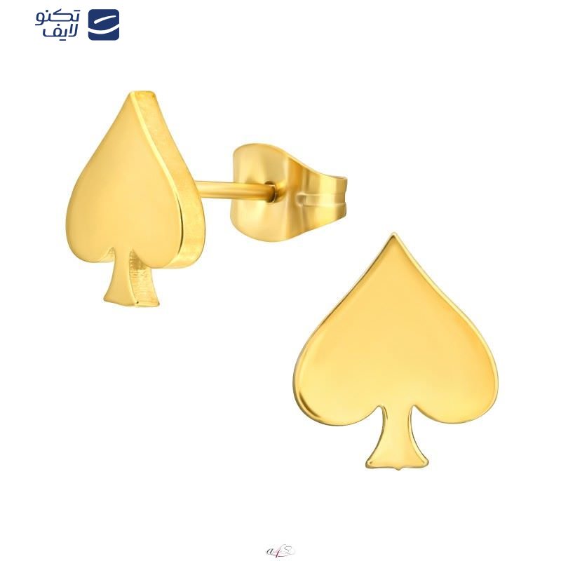 گوشواره طلا زنانه طلا 18عیار طرح پیک گوشواره طلا زنانه طلا 18عیار طرح پیک