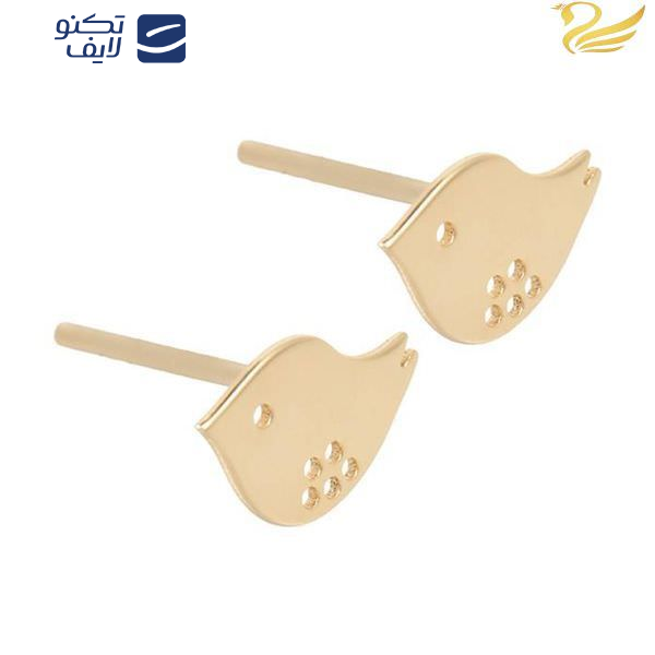 گوشواره طلا 18عیار طرح گنجشک دانه گوشواره طلا 18عیار طرح گنجشک دانه