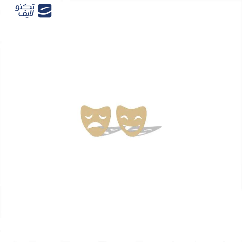 گوشواره طلا 18عیار طرح تئاتر گوشواره طلا 18عیار طرح تئاتر