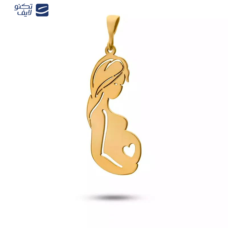 پلاک طلا 18عیار  طرح مادر عاشق فرزند پلاک طلا 18عیار  طرح مادر عاشق فرزند