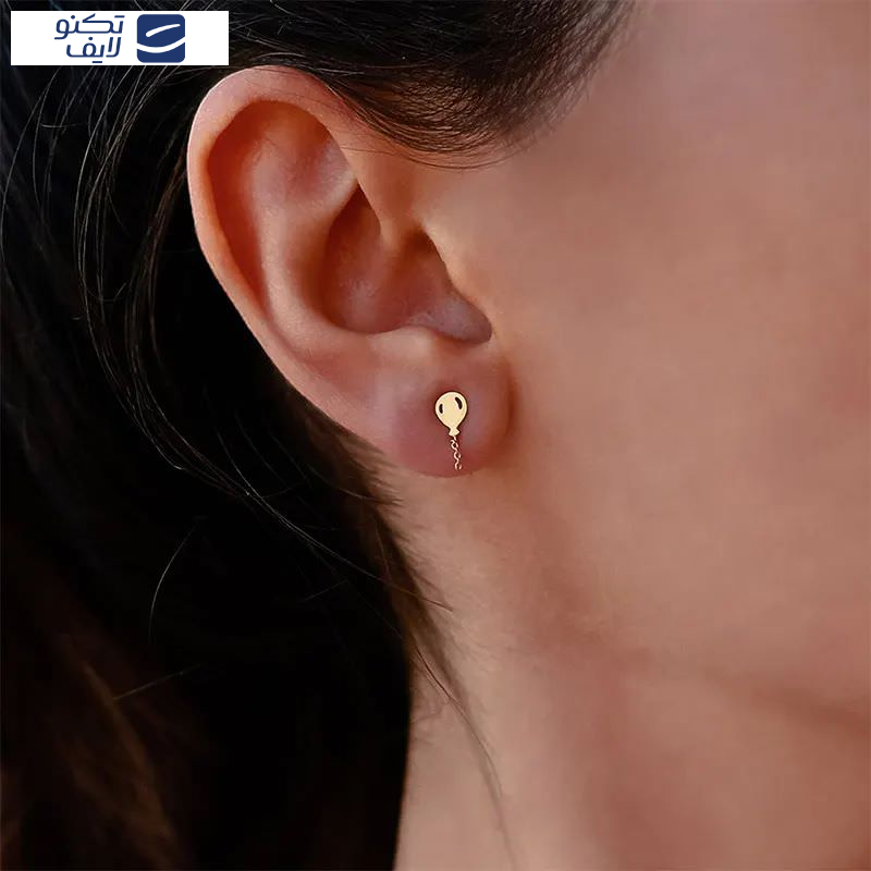 گوشواره طلا 18عیار  طرح بادکنک گوشواره طلا 18عیار  طرح بادکنک
