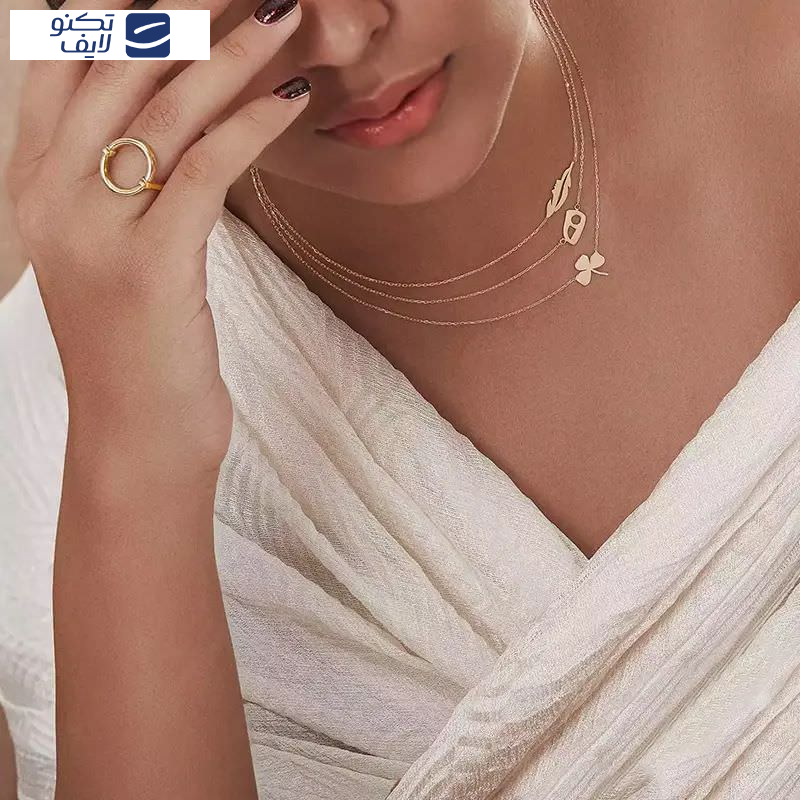 گردنبند طلا 18عیار  طرح ه نیمانی گردنبند طلا 18عیار  طرح ه نیمانی