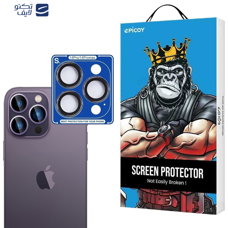 محافظ لنز دوربین اپیکوی مدل S Plus Lens مناسب برای گوشی موبایل اپل iPhone 14 Pro/14 Pro Max محافظ لنز دوربین اپیکوی مدل S Plus Lens مناسب برای گوشی موبایل اپل iPhone 14 Pro/14 Pro Max