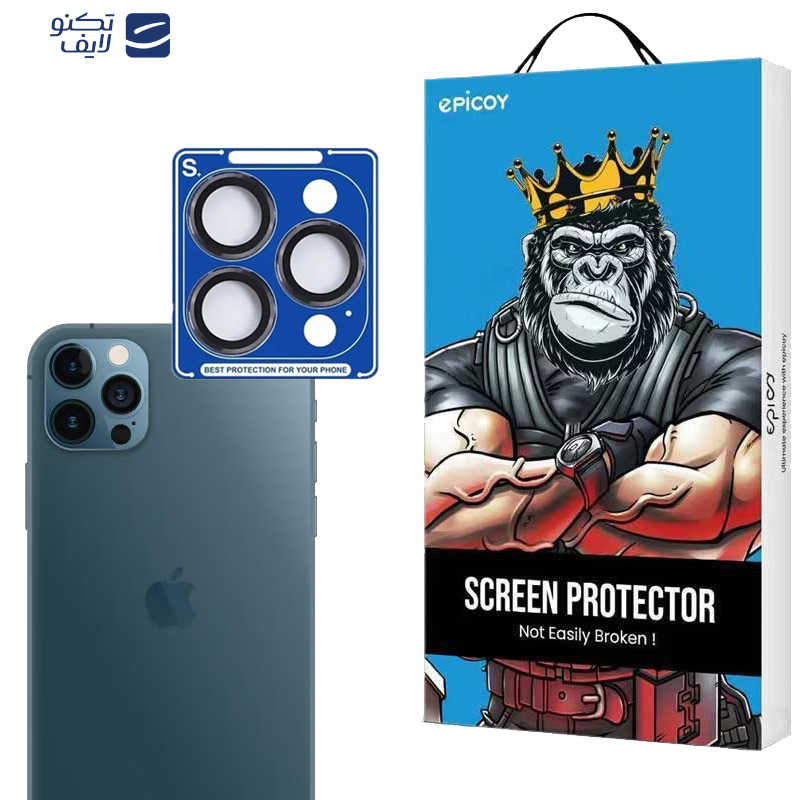 محافظ لنز دوربین اپیکوی مدل S Plus Lens مناسب برای گوشی موبایل اپل iPhone 12 Pro Max محافظ لنز دوربین اپیکوی مدل S Plus Lens مناسب برای گوشی موبایل اپل iPhone 12 Pro Max
