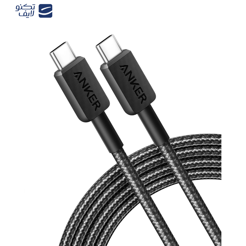 کابل تبدیل USB-C به USB-C انکر مدل A81F6 طول 1.8 متر کابل تبدیل USB-C به USB-C انکر مدل A81F6 طول 1.8 متر