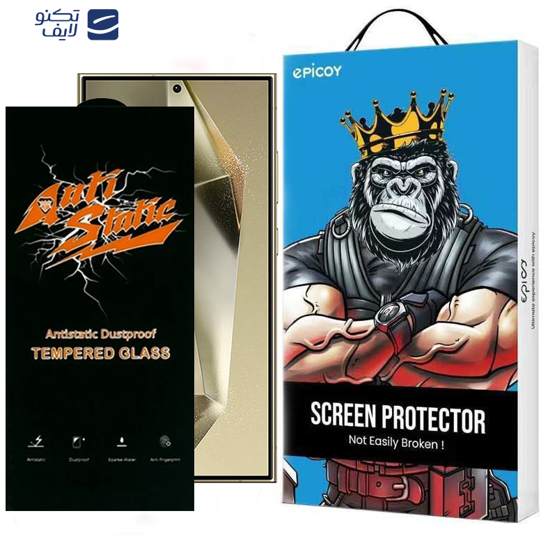 محافظ صفحه نمایش اِپیکوی مدل Antistatic Dustproof مناسب برای گوشی موبایل سامسونگ Galaxy S24 Ultra محافظ صفحه نمایش اِپیکوی مدل Antistatic Dustproof مناسب برای گوشی موبایل سامسونگ Galaxy S24 Ultra