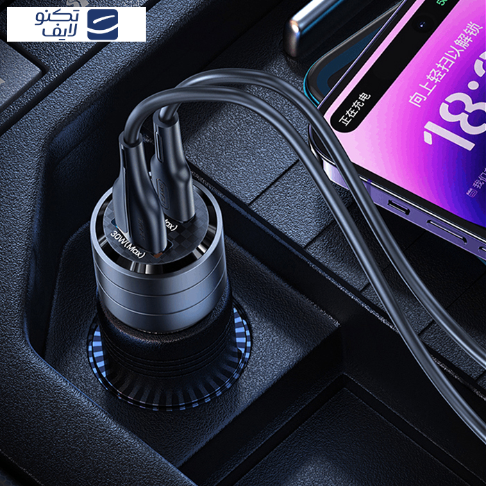 شارژر فندکی 95 وات یوسمز مدل cc176 شارژر فندکی 95 وات یوسمز مدل cc176