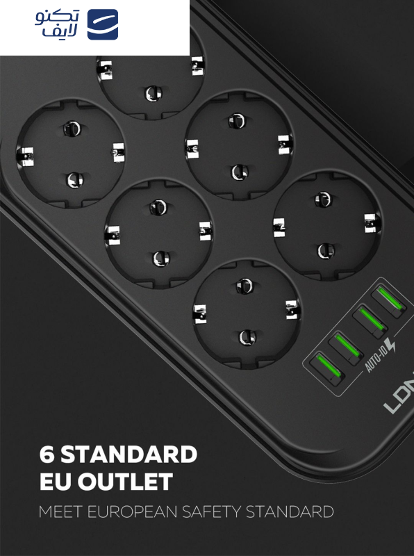 چندراهی برق الدینیو مدل SE6403 چندراهی برق الدینیو مدل SE6403