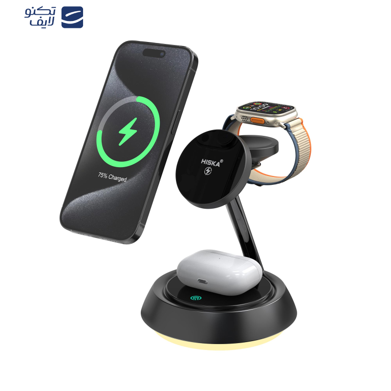 شارژر بی سیم هیسکا مدل HR-13 شارژر بی سیم هیسکا مدل HR-13