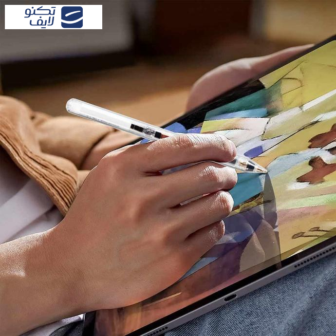 قلم لمسی پاورولوجی مدل Transparent pencil pro قلم لمسی پاورولوجی مدل Transparent pencil pro