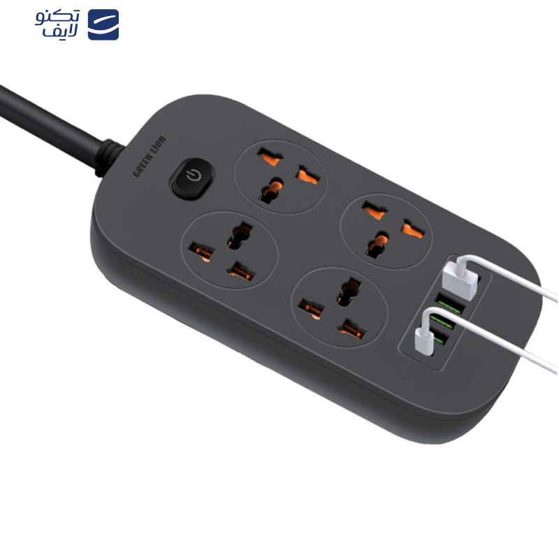 چندراهی برق گرین لاین مدل GNPOWS5USB چندراهی برق گرین لاین مدل GNPOWS5USB