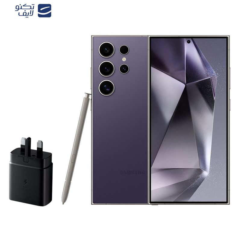 گوشی موبایل سامسونگ مدل Galaxy S24 Ultra دو سیم کارت ظرفیت 256 گیگابایت و رم 12 گیگابایت به همراه شارژر سامسونگ - ویتنام گوشی موبایل سامسونگ مدل Galaxy S24 Ultra دو سیم کارت ظرفیت 256 گیگابایت و رم 12 گیگابایت به همراه شارژر سامسونگ - ویتنام