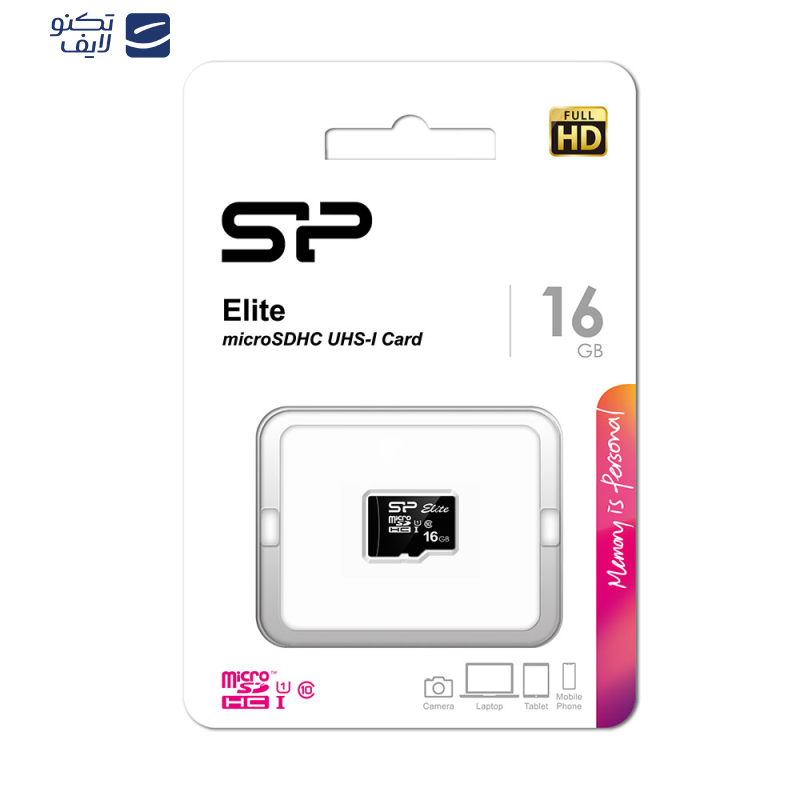 کارت حافظه microSDHC سیلیکون پاور مدل Elite کلاس 10 استاندارد UHC-I U1 سرعت 100MBps ظرفیت 16 گیگابایت  کارت حافظه microSDHC سیلیکون پاور مدل Elite کلاس 10 استاندارد UHC-I U1 سرعت 100MBps ظرفیت 16 گیگابایت