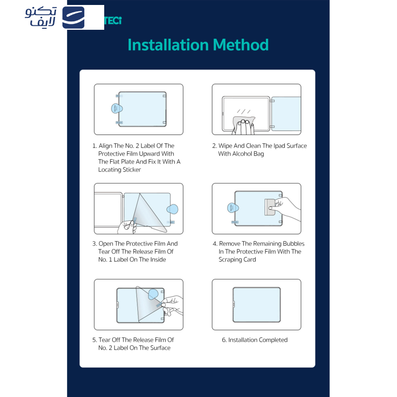 محافظ صفحه نمایش کوتتسی مدل 65014 مناسب برای تبلت اپل 9.7 اینچ iPad Air (2013)/iPad Air(2014)/iPad Pro (2016/2017/2018) محافظ صفحه نمایش کوتتسی مدل 65014 مناسب برای تبلت اپل 9.7 اینچ iPad Air (2013)/iPad Air(2014)/iPad Pro (2016/2017/2018)