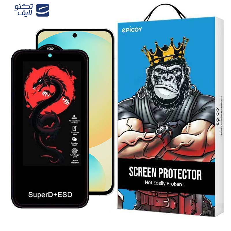 محافظ صفحه نمایش اپیکوی مدل Dragon ESD مناسب برای گوشی موبایل سامسونگ Galaxy S24 FE/ A55/ A35 محافظ صفحه نمایش اپیکوی مدل Dragon ESD مناسب برای گوشی موبایل سامسونگ Galaxy S24 FE/ A55/ A35