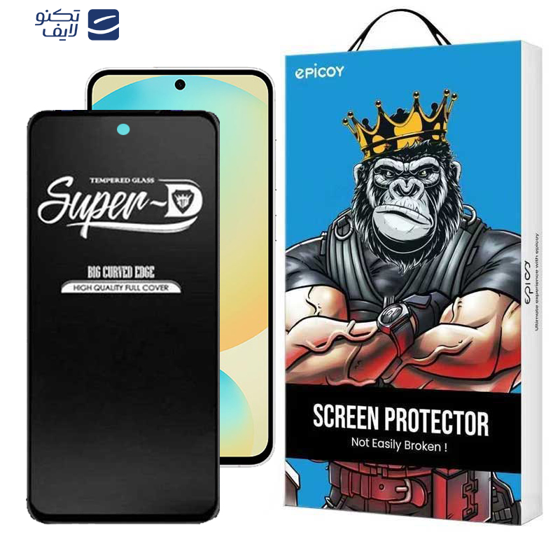 محافظ صفحه نمایش اپیکوی مدل Super 5D مناسب برای گوشی موبایل سامسونگ Galaxy S24 FE/ A55/ A35 محافظ صفحه نمایش اپیکوی مدل Super 5D مناسب برای گوشی موبایل سامسونگ Galaxy S24 FE/ A55/ A35