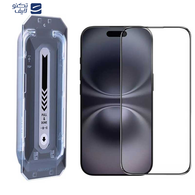 محافظ صفحه نمایش نیلکین مدل CP Plus Pro مناسب برای گوشی موبایل  اپل iPhone 16 به همراه کیت نصب محافظ صفحه نمایش نیلکین مدل CP Plus Pro مناسب برای گوشی موبایل  اپل iPhone 16 به همراه کیت نصب