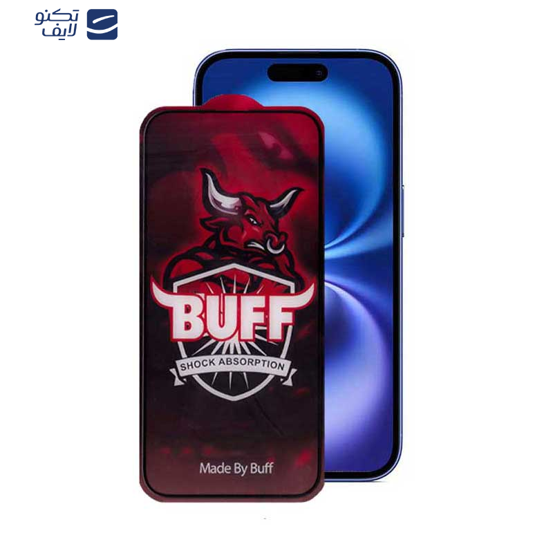 محافظ صفحه نمایش بوف مدل 5D Buffer-G مناسب برای گوشی موبایل اپل iPhone 16 / 15 محافظ صفحه نمایش بوف مدل 5D Buffer-G مناسب برای گوشی موبایل اپل iPhone 16 / 15