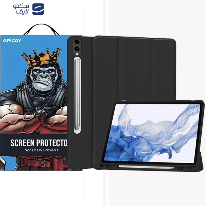 کیف کلاسوری اپیکوی مدل Smart مناسب برای تبلت سامسونگ Galaxy Tab S9 Plus   کیف کلاسوری اپیکوی مدل Smart مناسب برای تبلت سامسونگ Galaxy Tab S9 Plus