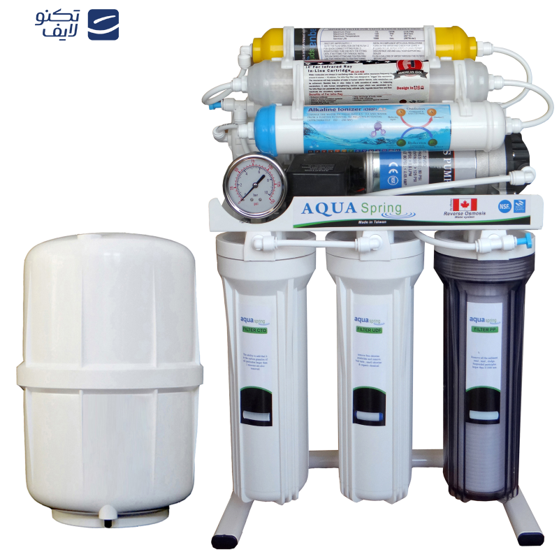 دستگاه تصفیه کننده آب آکوآ اسپرینگ مدل NF8200 به همراه فیلتر تصفیه آب بسته 3 عددی دستگاه تصفیه کننده آب آکوآ اسپرینگ مدل NF8200 به همراه فیلتر تصفیه آب بسته 3 عددی