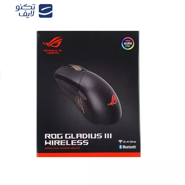 ماوس بی سیم مخصوص بازی ایسوس مدل ROG GIII WL AIMPOINT ماوس بی سیم مخصوص بازی ایسوس مدل ROG GIII WL AIMPOINT