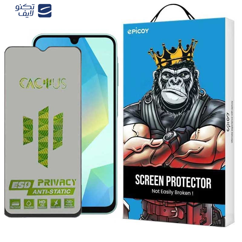 محافظ صفحه نمایش حریم شخصی اپیکوی مدل Cactus-ESD-Privacy مناسب برای گوشی موبایل سامسونگ Galaxy A16 5G/ A16 4G محافظ صفحه نمایش حریم شخصی اپیکوی مدل Cactus-ESD-Privacy مناسب برای گوشی موبایل سامسونگ Galaxy A16 5G/ A16 4G