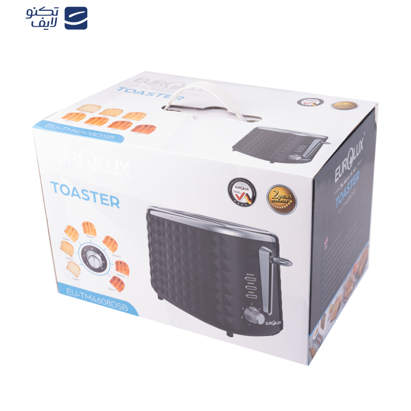 توستر یورولوکس مدل EU-TM4608DSB توستر یورولوکس مدل EU-TM4608DSB