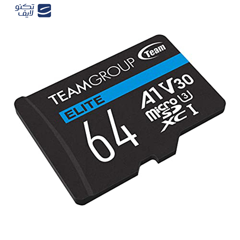 کارت حافظه microSDXC تیم گروپ مدل Elite کلاس 10 استاندارد UHS-I U3 سرعت 90MBps ظرفیت 64 گیگابایت کارت حافظه microSDXC تیم گروپ مدل Elite کلاس 10 استاندارد UHS-I U3 سرعت 90MBps ظرفیت 64 گیگابایت
