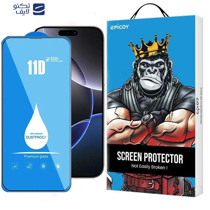محافظ صفحه نمایش اپیکوی مدل Blue ESD مناسب برای گوشی موبایل اپل iPhone 16 Pro Max محافظ صفحه نمایش اپیکوی مدل Blue ESD مناسب برای گوشی موبایل اپل iPhone 16 Pro Max
