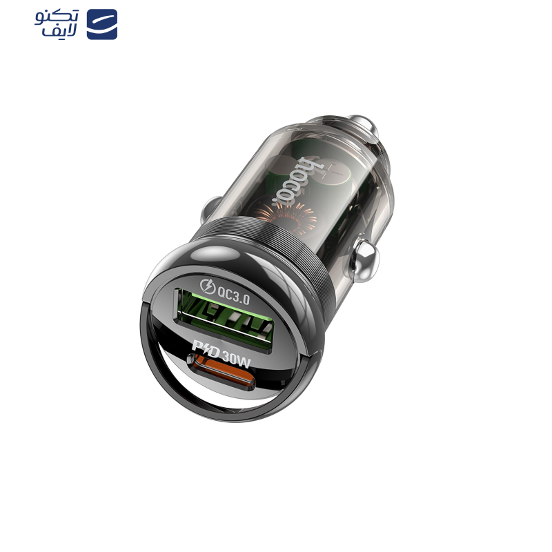 شارژر فندکی 30 وات هوکو مدل  Z53A PD+ QC3.0  شارژر فندکی 30 وات هوکو مدل  Z53A PD+ QC3.0