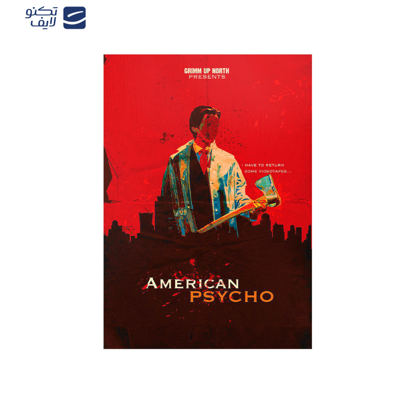 متال پوستر مستر پیکد طرح روانی آمریکایی American Psycho کد PCD-MB1135 متال پوستر مستر پیکد طرح روانی آمریکایی American Psycho کد PCD-MB1135