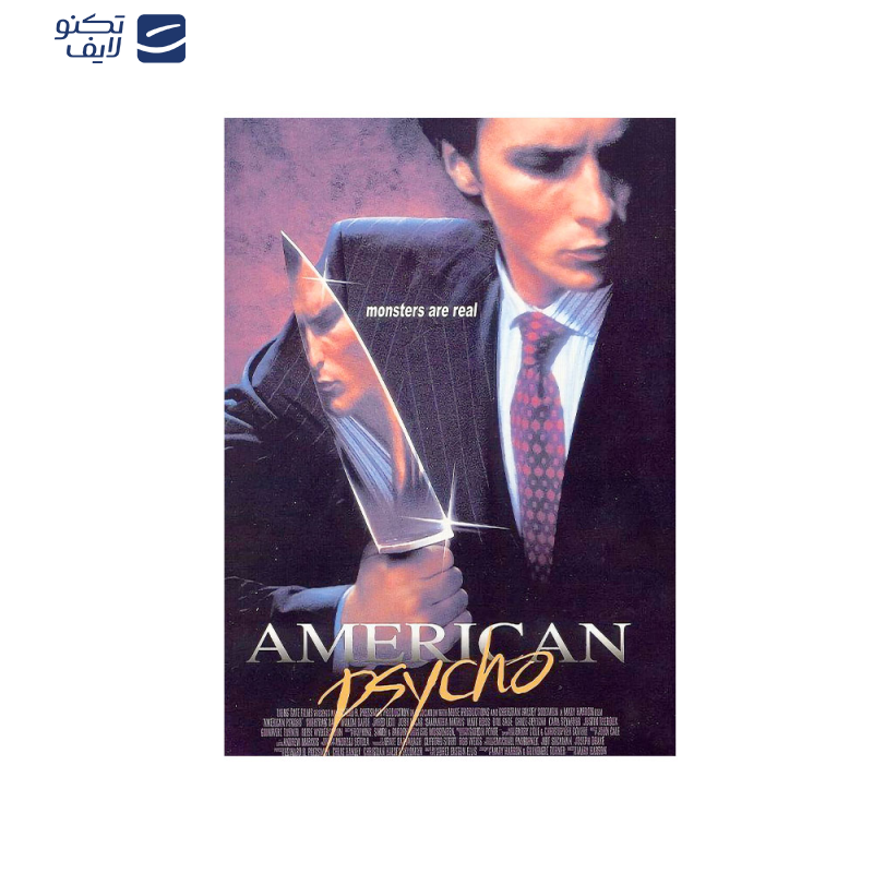 متال پوستر مستر پیکد طرح روانی آمریکایی American Psycho کد PCD-MB1126 متال پوستر مستر پیکد طرح روانی آمریکایی American Psycho کد PCD-MB1126