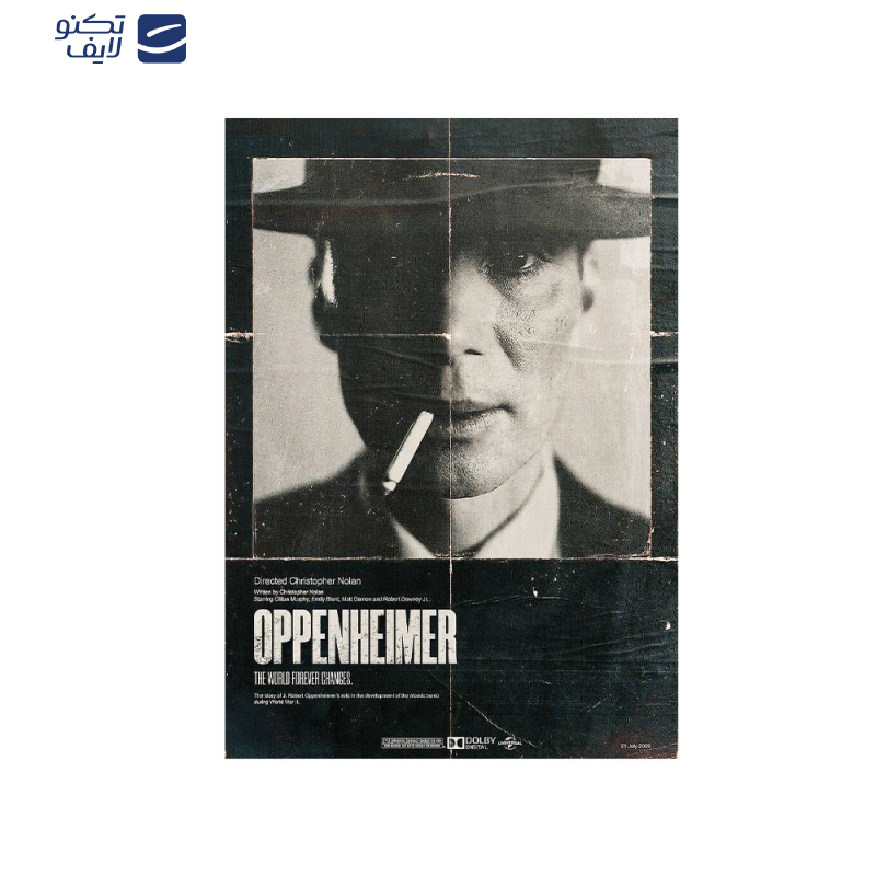 متال پوستر مستر پیکد طرح اوپنهایمر Oppenheimer کد PCD-MB1124 متال پوستر مستر پیکد طرح اوپنهایمر Oppenheimer کد PCD-MB1124