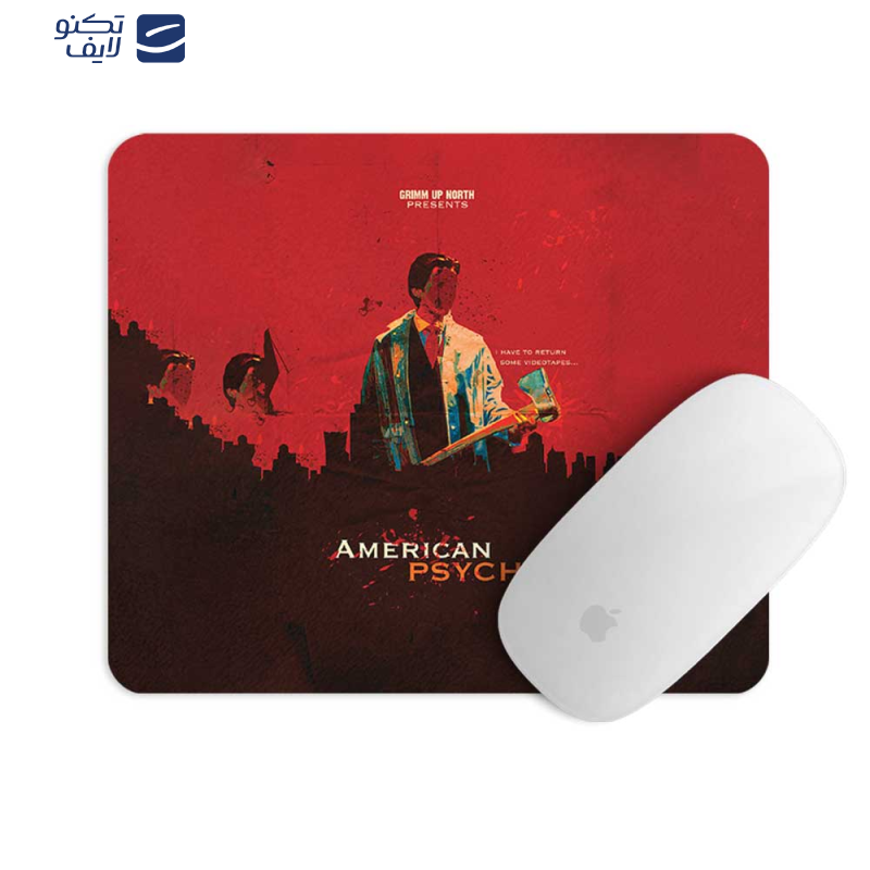 پد موس مستر پیکد طرح فیلم american psycho کد PCD-MP1061 پد موس مستر پیکد طرح فیلم american psycho کد PCD-MP1061