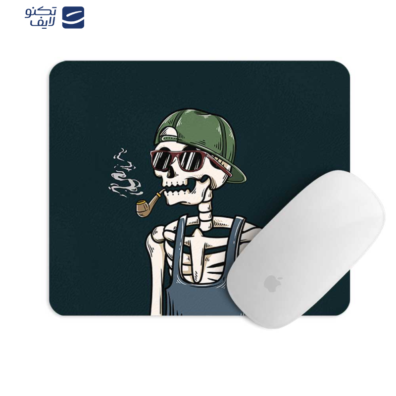 پد موس مستر پیکد طرح اسکلت با پیپ کد PCD-MP1020 پد موس مستر پیکد طرح اسکلت با پیپ کد PCD-MP1020