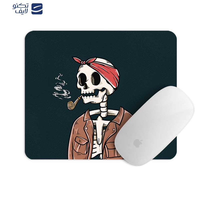 پد موس مستر پیکد طرح اسکلت با پیپ کد PCD-MP1019 پد موس مستر پیکد طرح اسکلت با پیپ کد PCD-MP1019