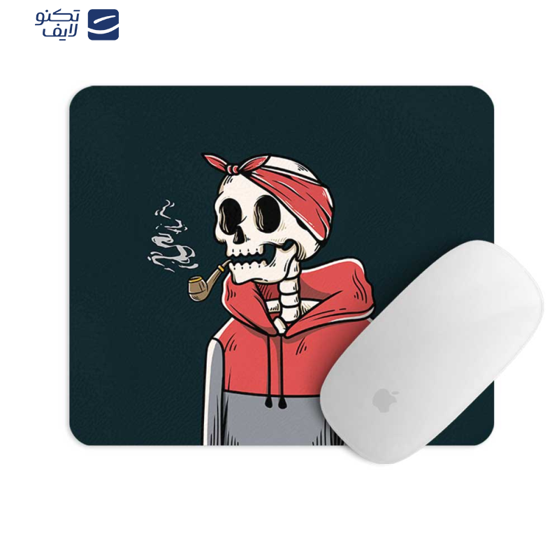 پد موس مستر پیکد طرح اسکلت با پیپ کد PCD-MP1015 پد موس مستر پیکد طرح اسکلت با پیپ کد PCD-MP1015