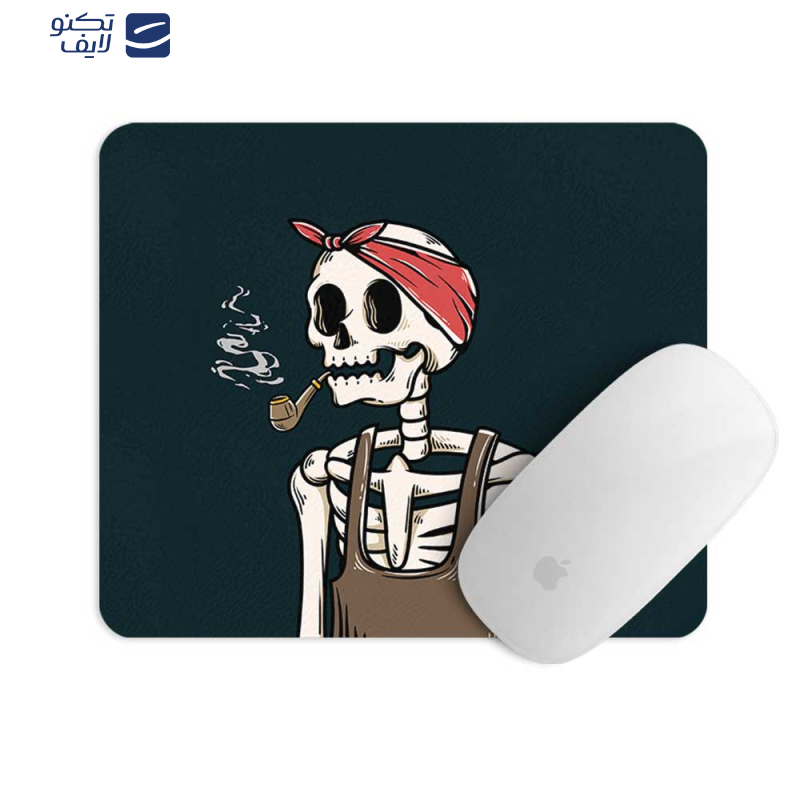 پد موس مستر پیکد طرح اسکلت با پیپ کد PCD-MP1013 پد موس مستر پیکد طرح اسکلت با پیپ کد PCD-MP1013