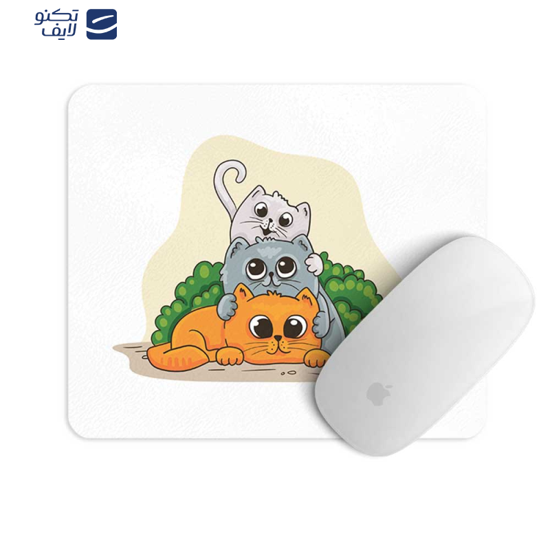 پد موس مستر پیکد طرح گربه های روی هم کد PCD-MP1010 پد موس مستر پیکد طرح گربه های روی هم کد PCD-MP1010