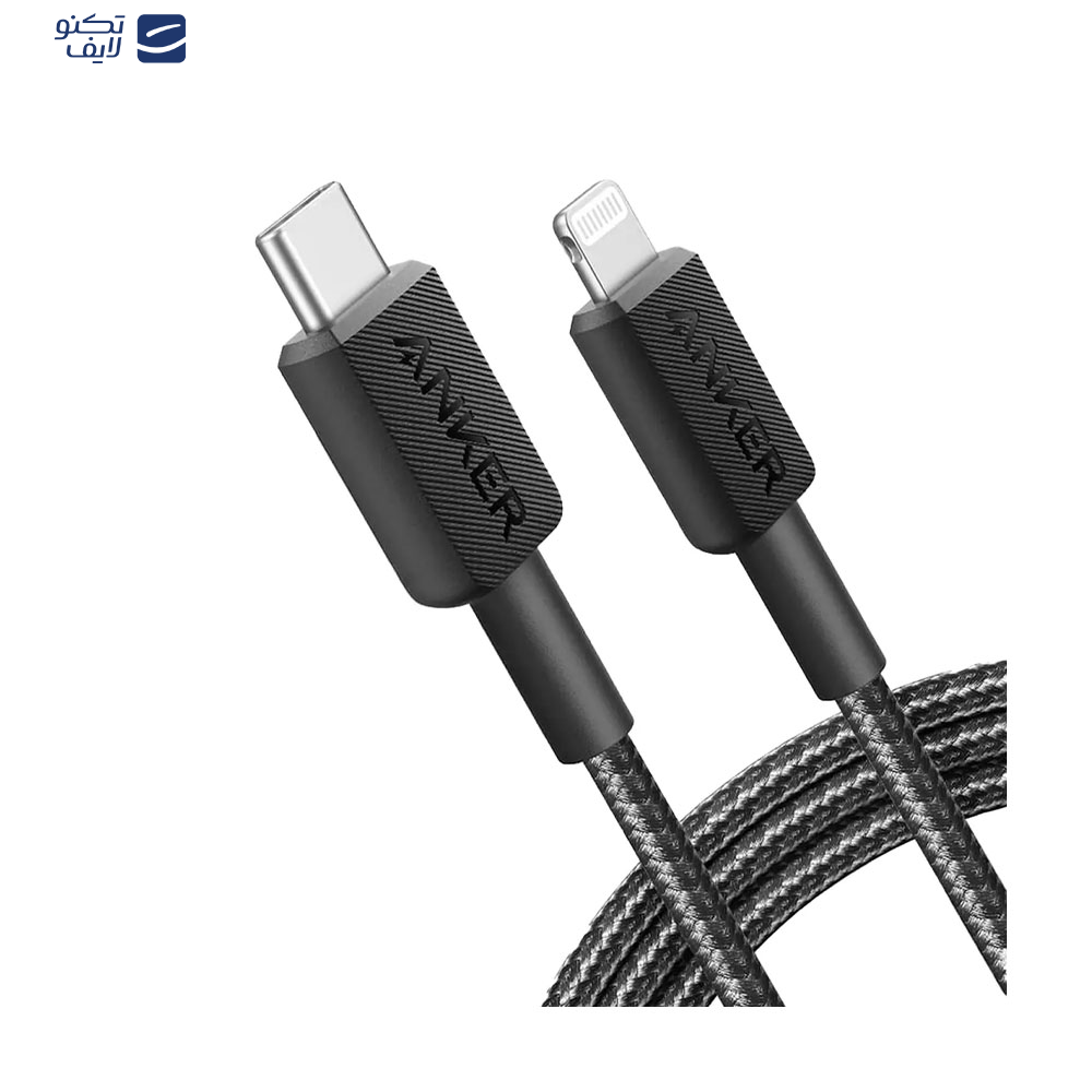 کابل تبدیل USB-C به لایتنینگ انکر مدل A81B6 طول 1.8 متر کابل تبدیل USB-C به لایتنینگ انکر مدل A81B6 طول 1.8 متر