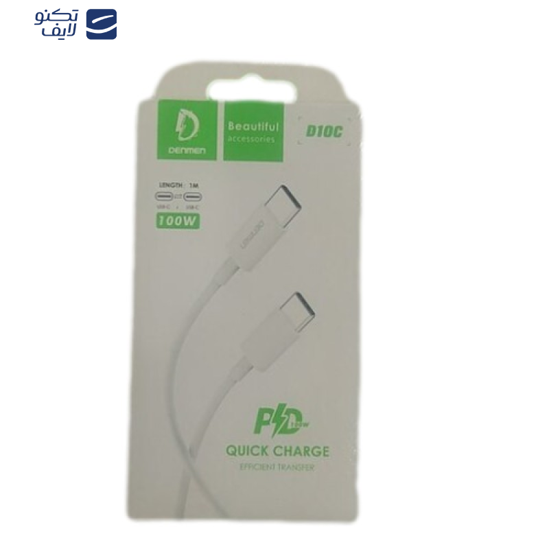 کابل USB-C   دنمن مدل D10C طول 1 متر کابل USB-C   دنمن مدل D10C طول 1 متر