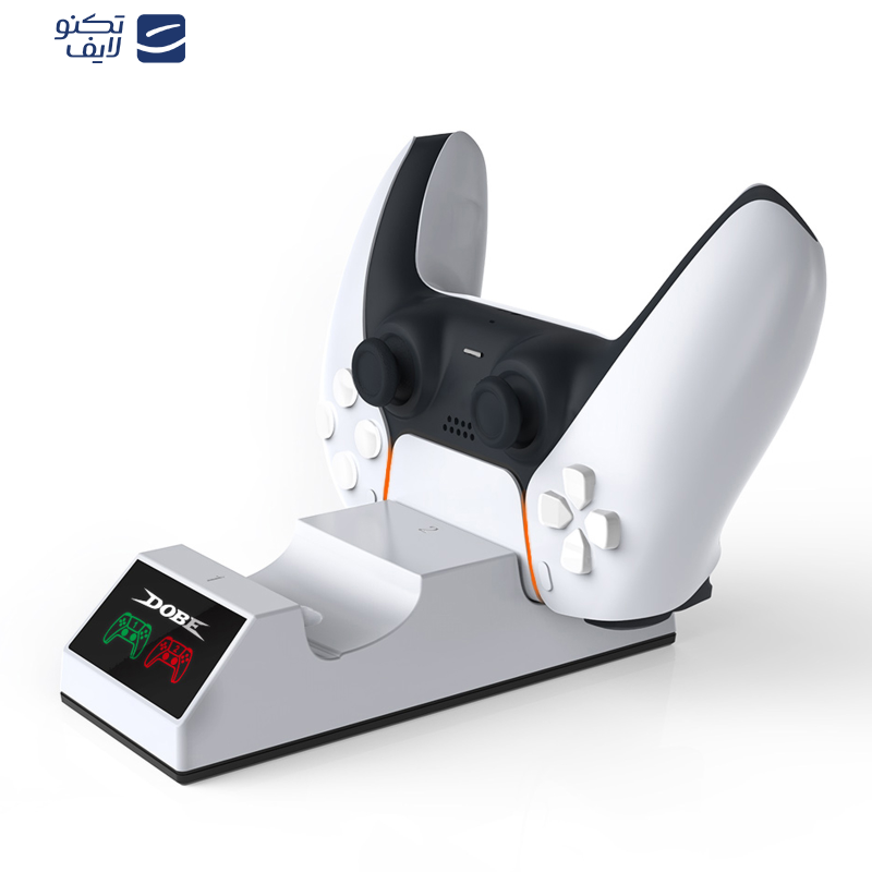 پایه شارژر دسته بازی PS5 دابی مدل TP5-0508 پایه شارژر دسته بازی PS5 دابی مدل TP5-0508