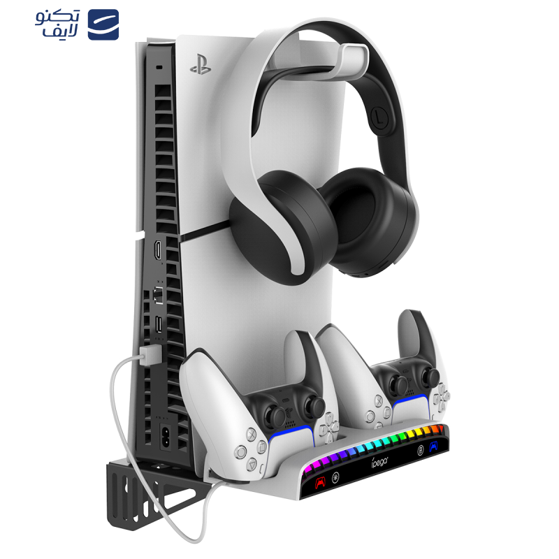 پایه و شارژر دیواری دسته PS5 آی پگا مدل PG-P5S011 پایه و شارژر دیواری دسته PS5 آی پگا مدل PG-P5S011