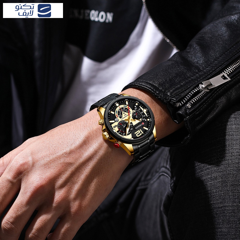 ساعت مچی عقربهای مردانه کورن واتچ مدل 8395-b ساعت مچی عقربهای مردانه کورن واتچ مدل 8395-b