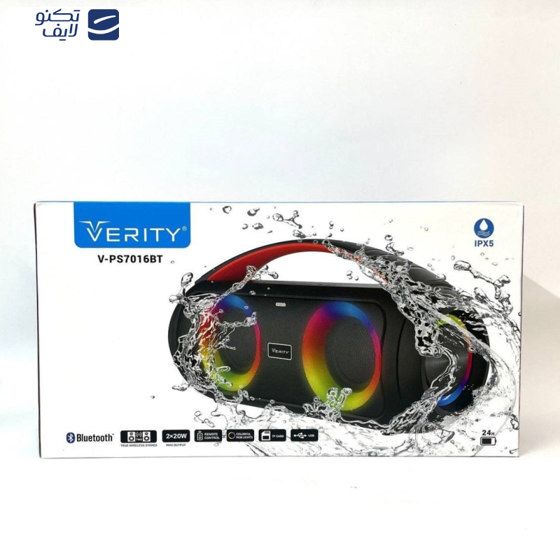 اسپیکر بلوتوثی قابل حمل وریتی مدل V-PS7016BT اسپیکر بلوتوثی قابل حمل وریتی مدل V-PS7016BT