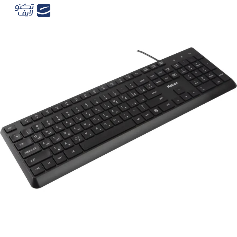 کیبورد هترون مدل HK190 ا HK190 USB Wired Keyboard کیبورد هترون مدل HK190 ا HK190 USB Wired Keyboard